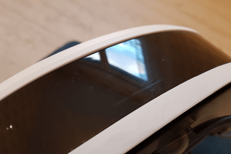 Visible scratches on the Ecovacs Deebot N8